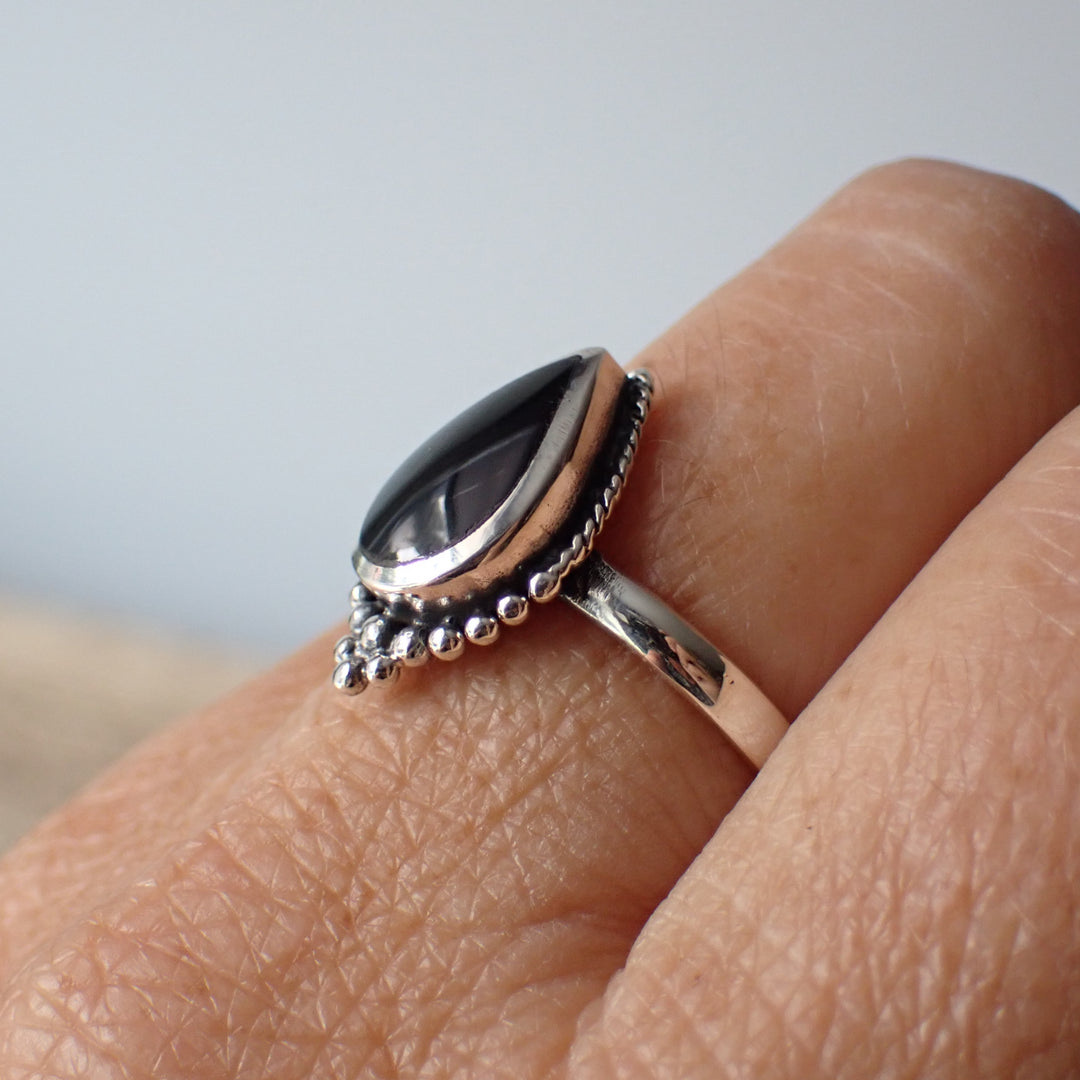 Sterling Silver Black Onyx Ring