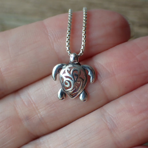 Sterling Silver Open Turtle Charm