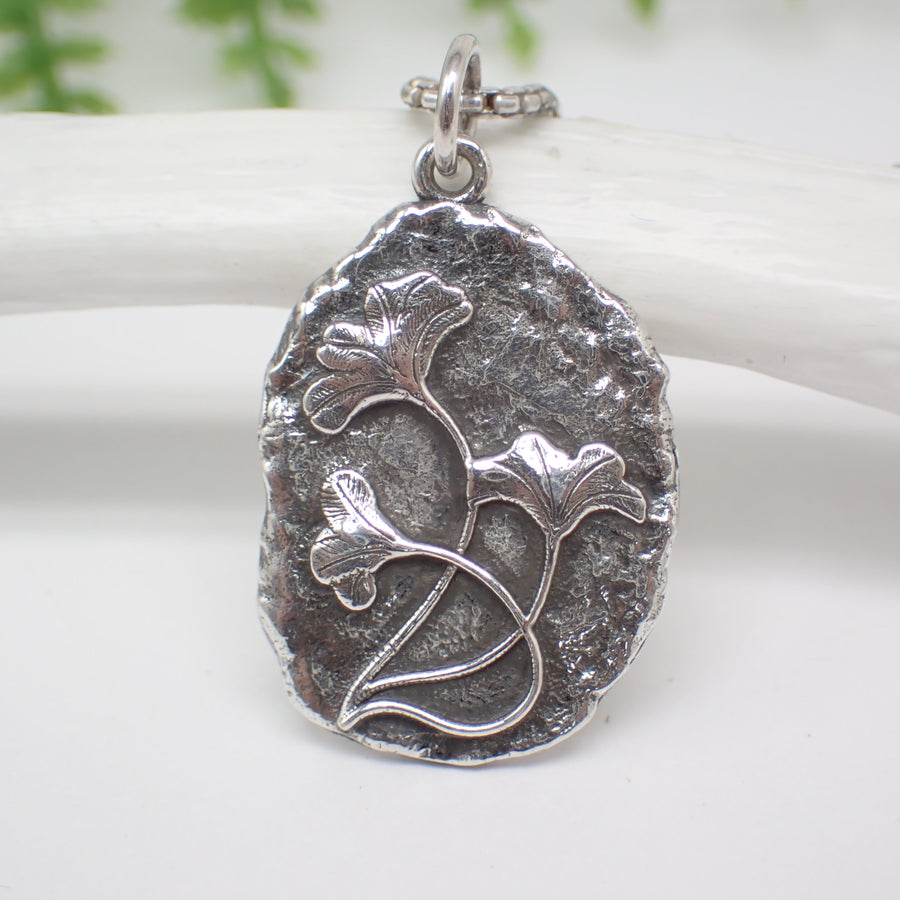 Sterling Silver Crinoid Fossil