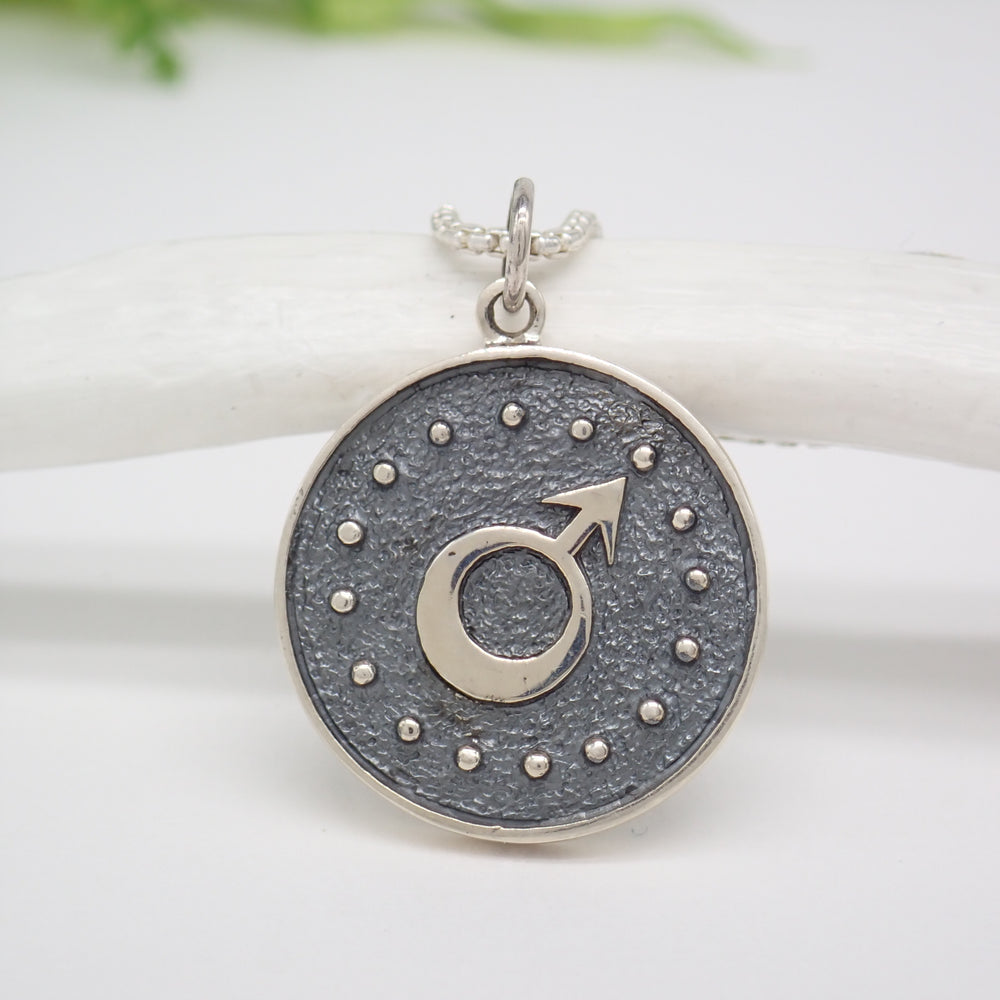 Sterling Silver Astrology Aries Pendant
