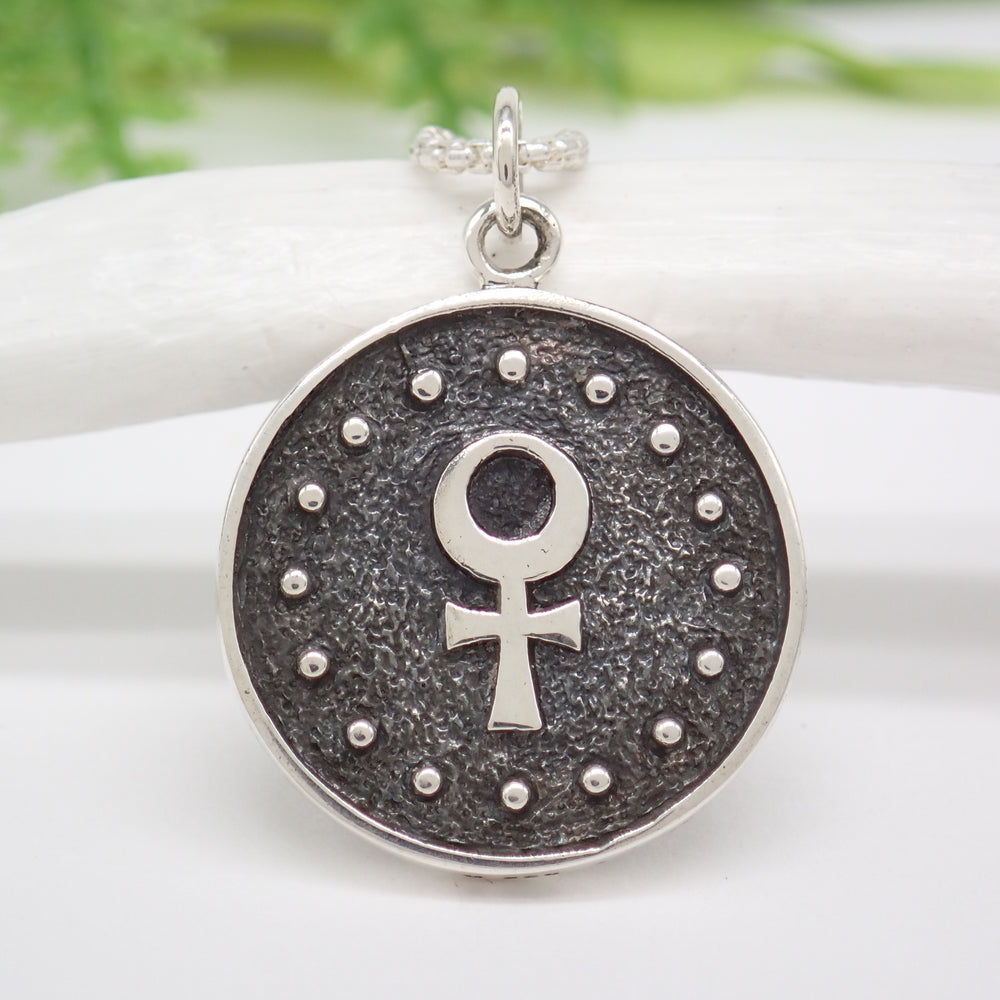Sterling Silver Astrology Libra Pendant