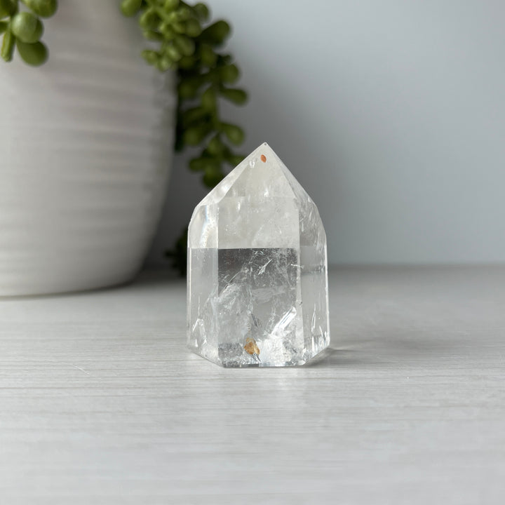 Clear Quartz Point with Inclusion