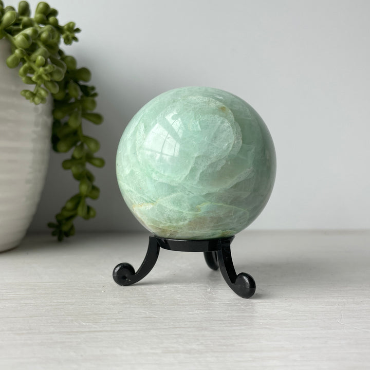Garnierite Sphere on Cute Stand