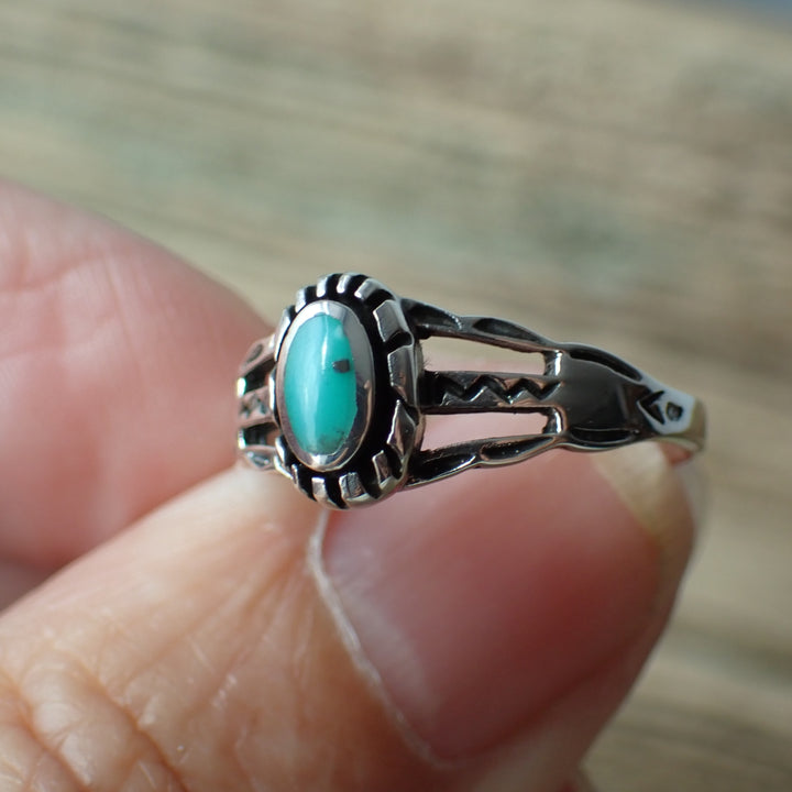 Turquoise Sterling Silver Stone Ring