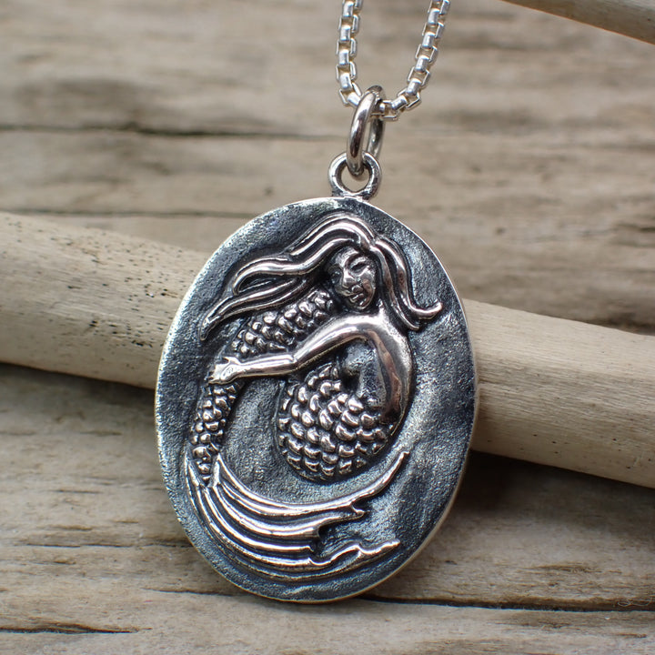 ♻️Recycled Sterling Silver Mermaid Charm