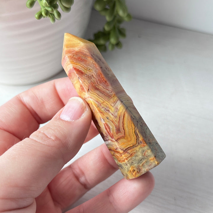 Crazy Lace Agate Tower - Choose Your Own