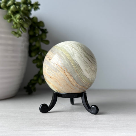 Infinite Stone Sphere on Cute Stand