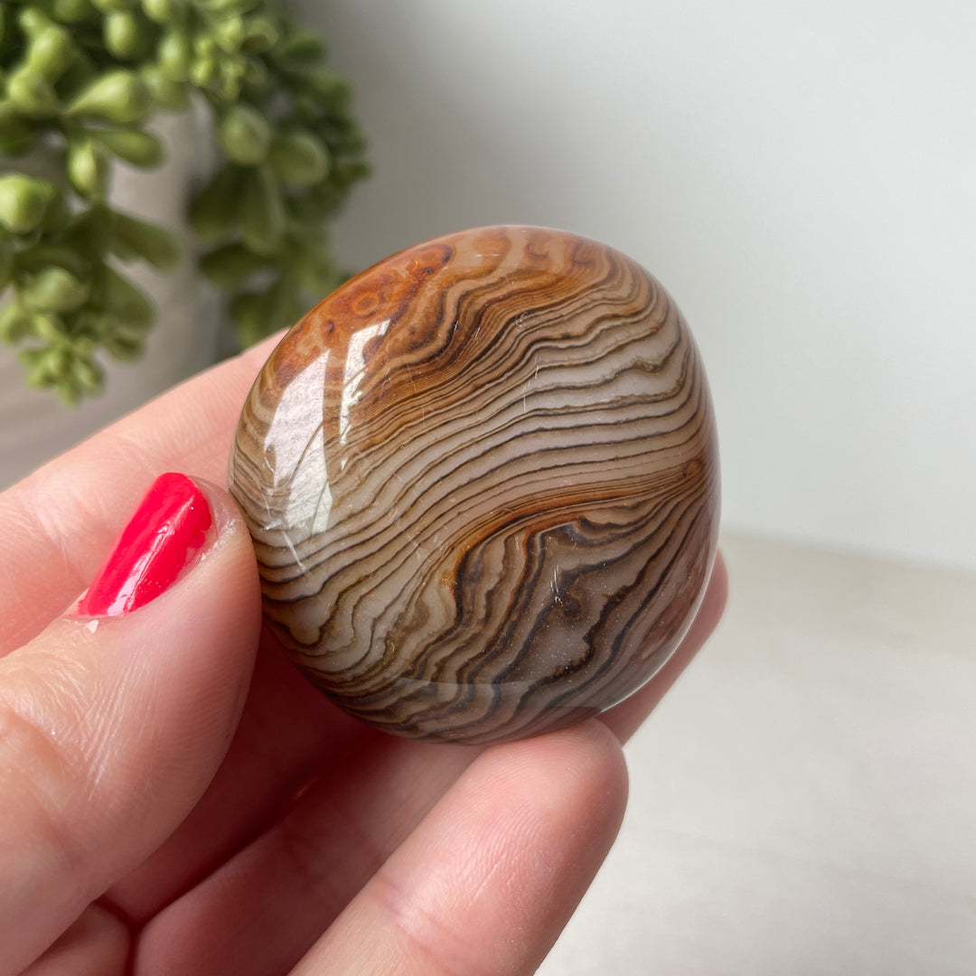 Banded Carnelian Large Tumble - Choose Your Own