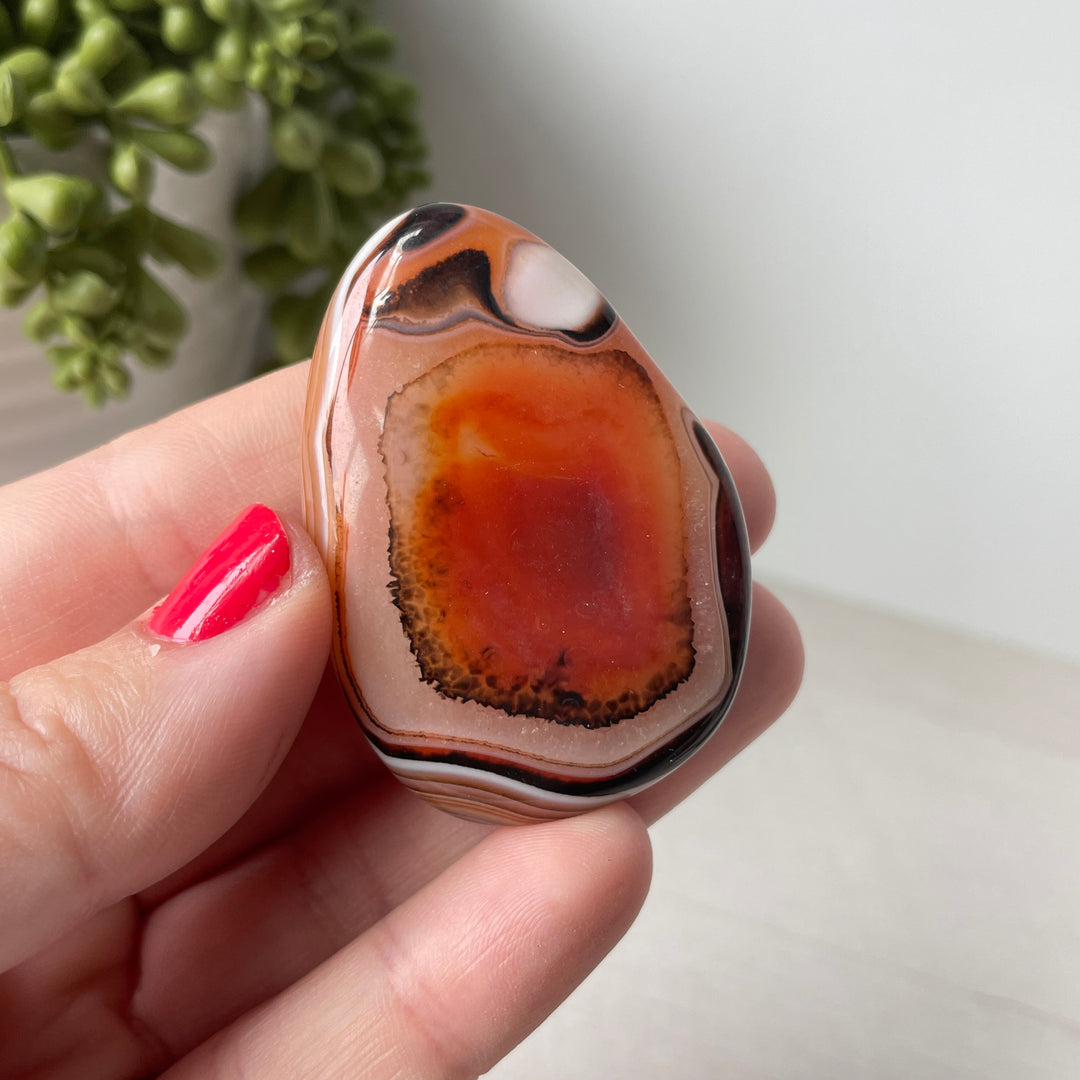 Banded Carnelian Large Tumble - Choose Your Own