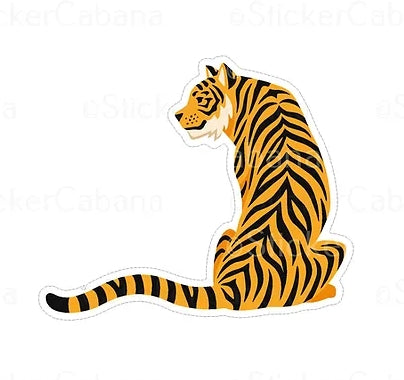 Tiger Vinyl Sticker