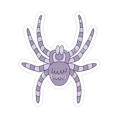 Cute Purple Spider Vinyl Sticker