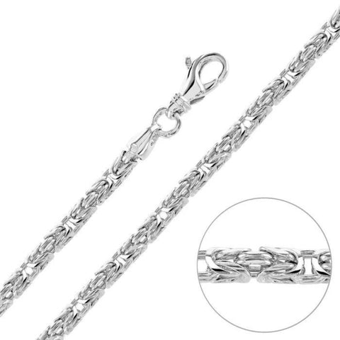 Sterling Silver Byzantine Chain