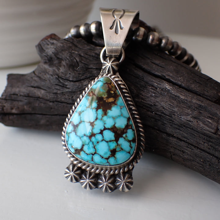 Sonoran Mountain Turquoise Pendant By Ray Delgarito