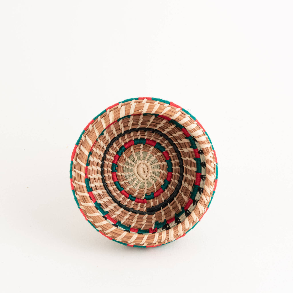 hand woven fair trade basket