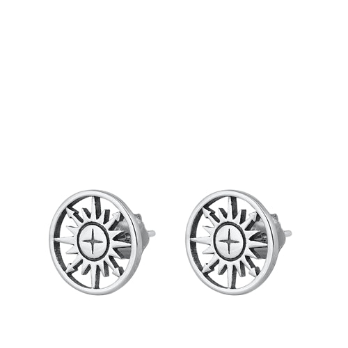 sterling silver compass studs