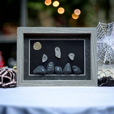 Sea Glass Ghosts in a Graveyard Picture