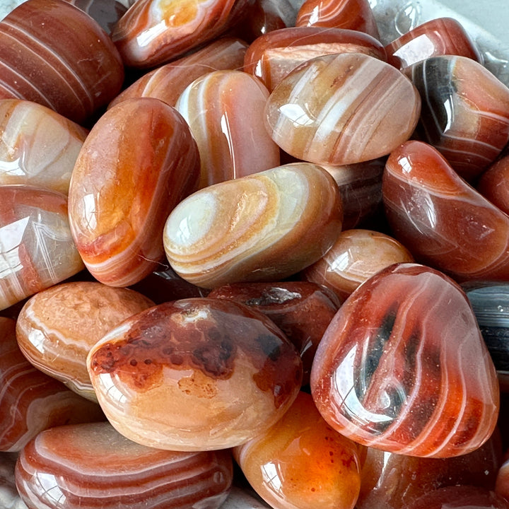 Red Banded Agate Tumble