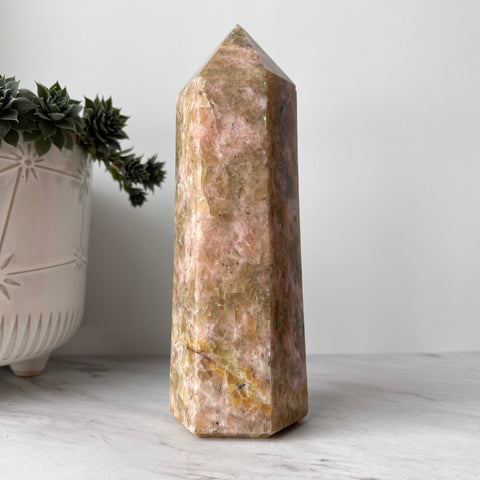 Pink Sand Calcite Tower