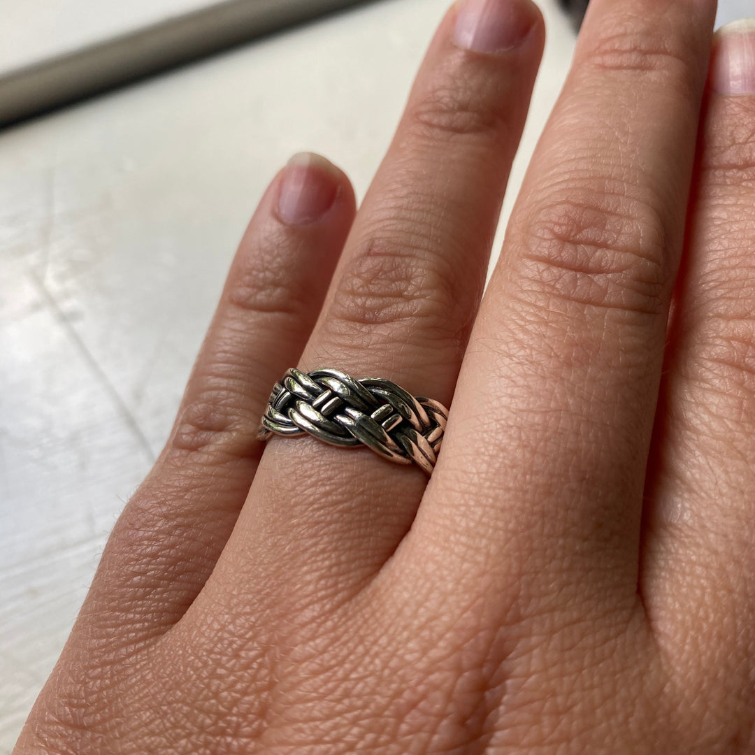 Sterling Silver Braid Ring