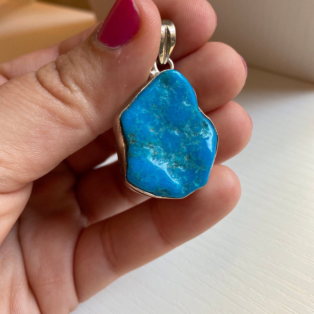 Turquoise Sterling Silver Pendant