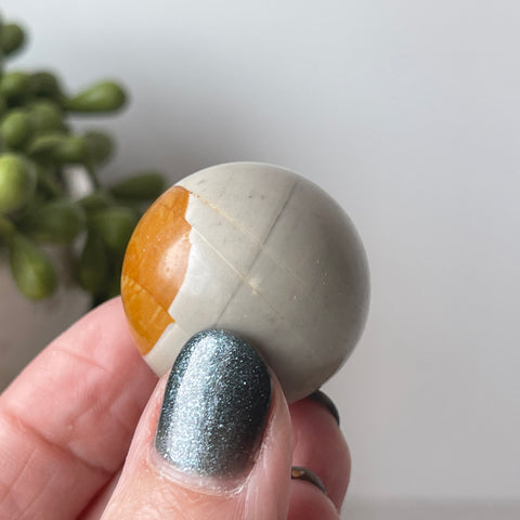 picture jasper stone crystal mini sphere