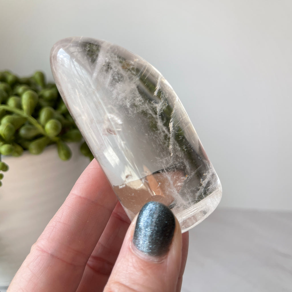 clear quartz crystal free form