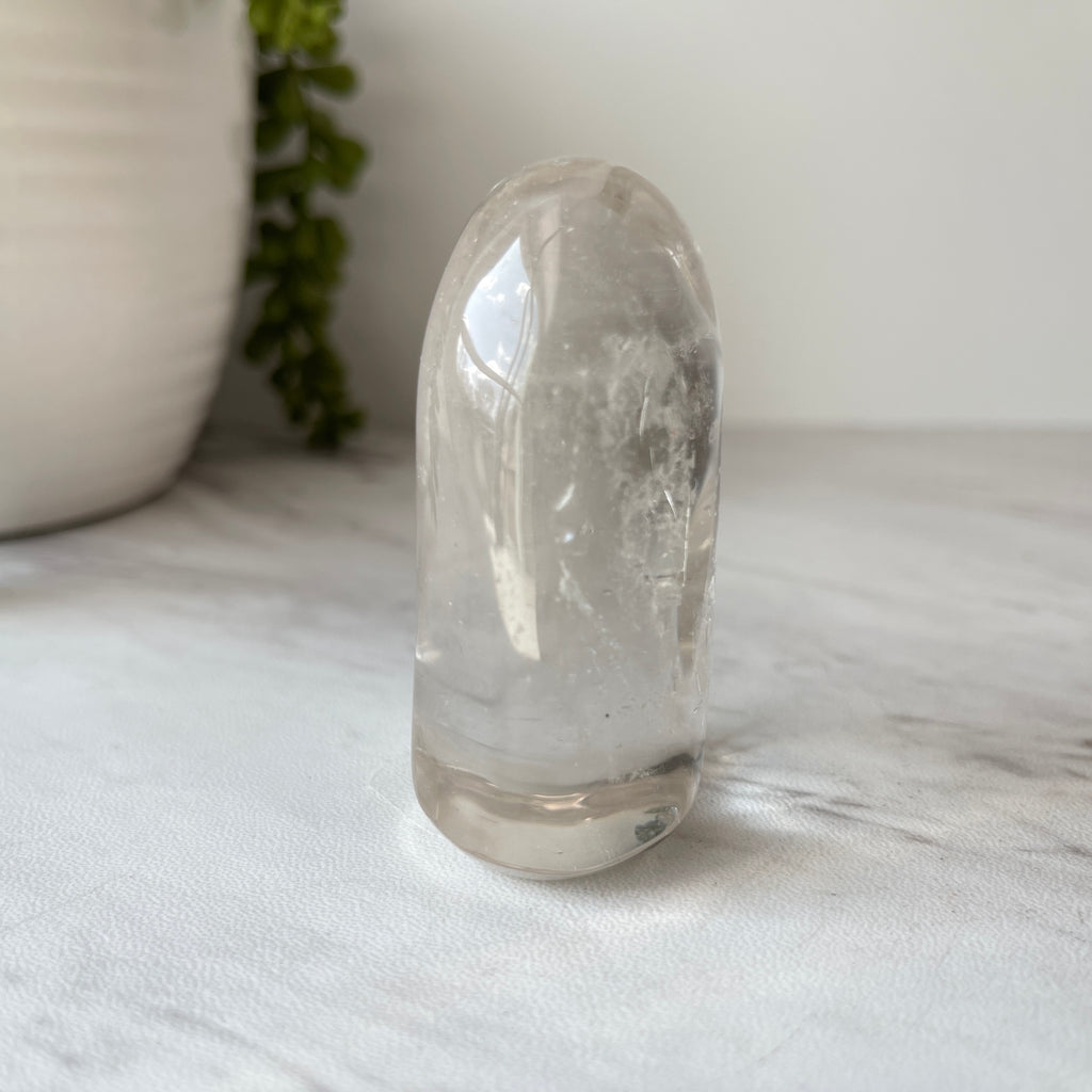 clear quartz crystal free form