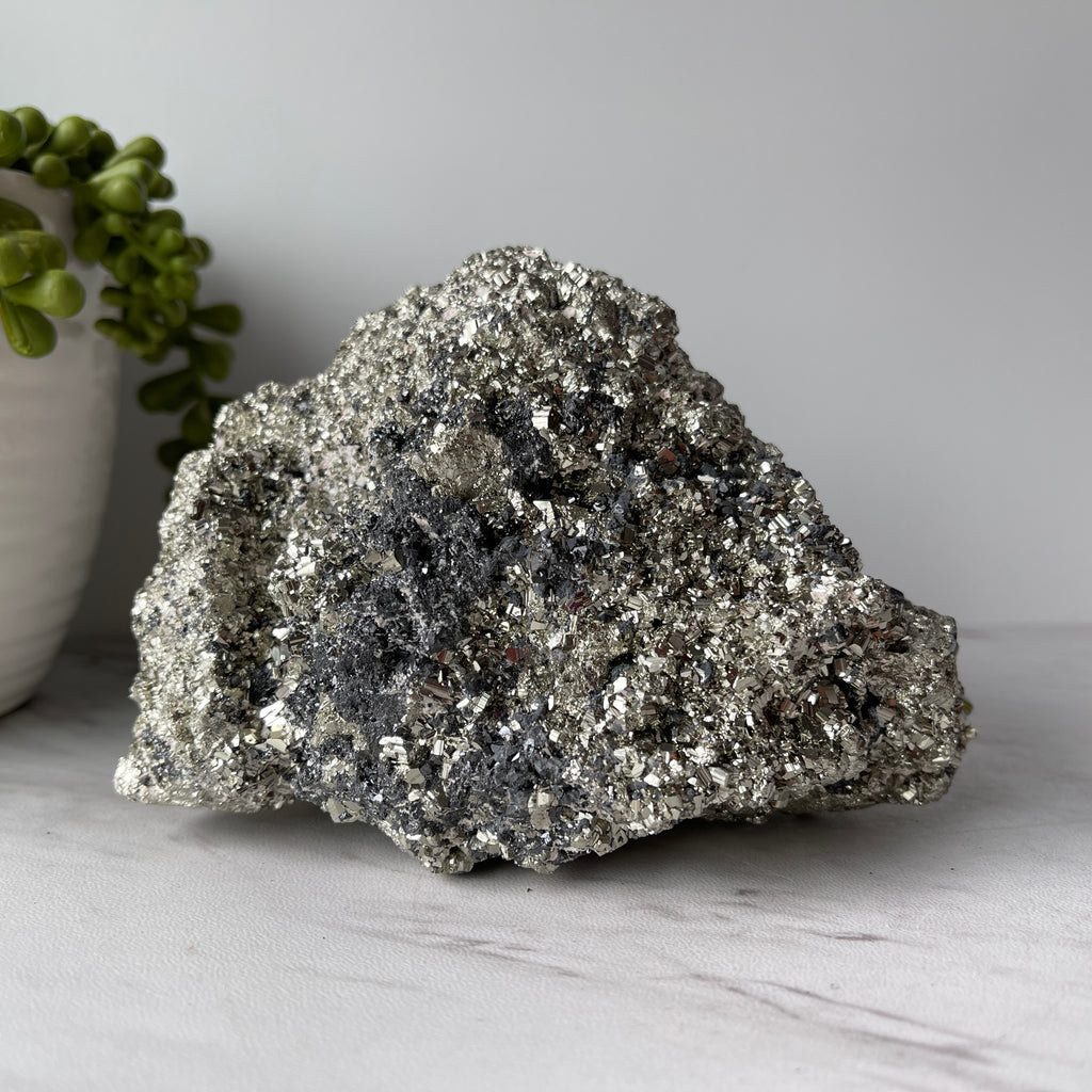 pyrite and sphalerite cluster