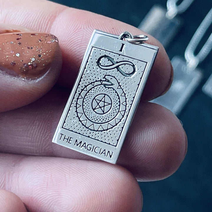 Sterling Silver Tarot Card Charm
