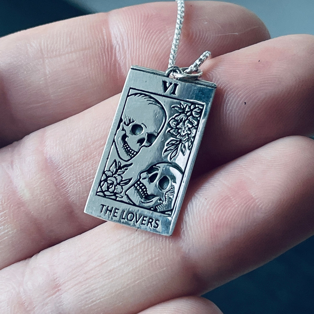Sterling Silver Tarot Card Charm