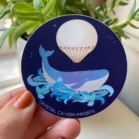 Whale Waterproof Vinyl Sticker