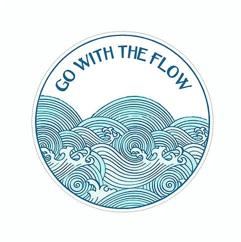 go with the flow waterproof sticker cabana vinyl