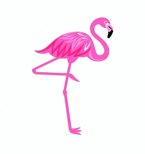 flamingo sticker cabana waterproof vinyl