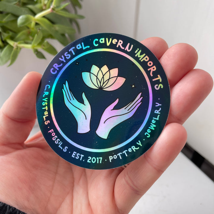 Holographic Crystal Cavern Imports Waterproof Vinyl Sticker